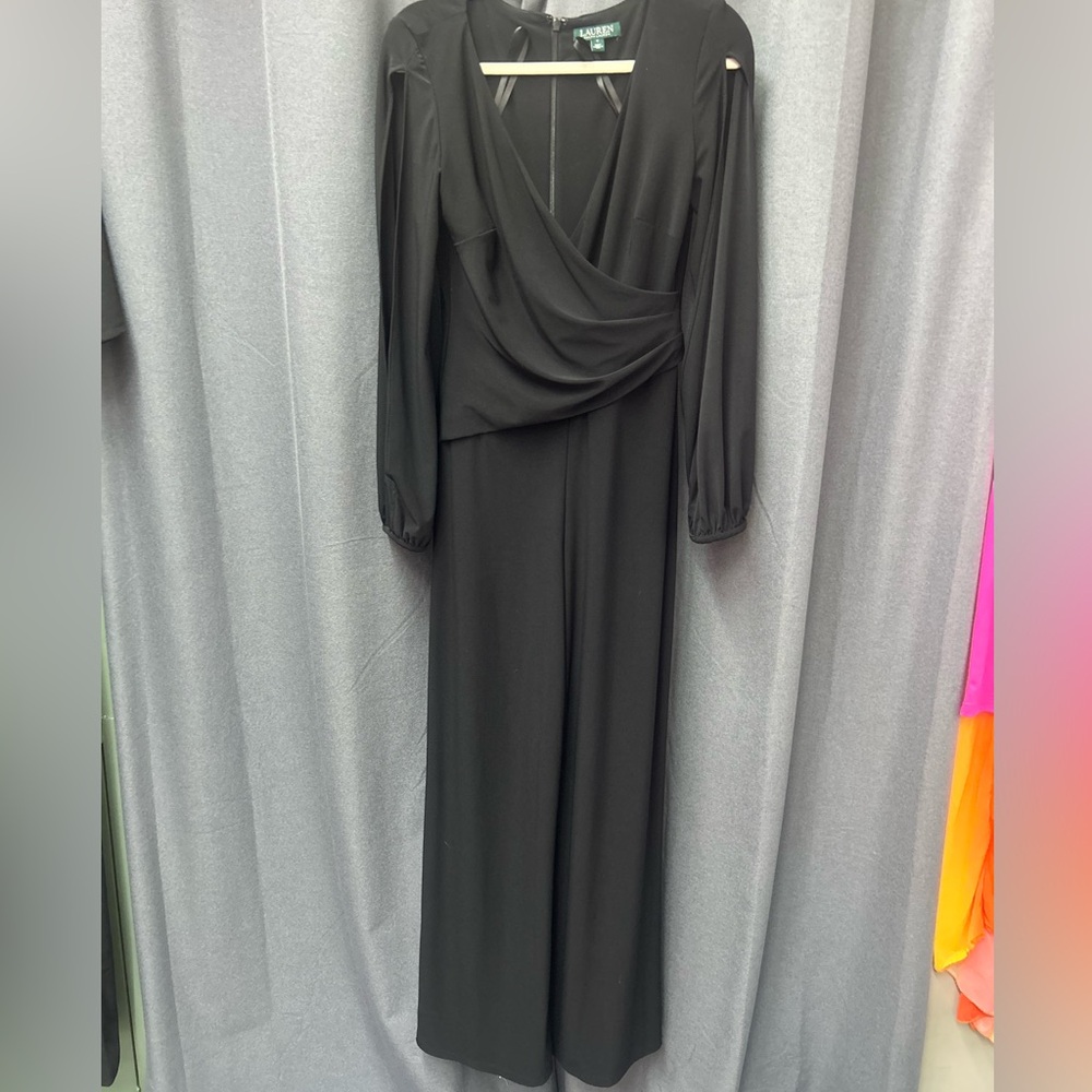 Ralph by Ralph Lauren Elegant Black Long Sleeve jumpsuit